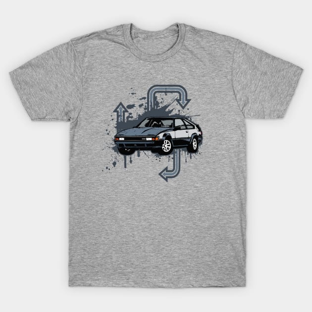 Toyota Supra Grunge T-Shirt by thesupragoddess